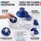 Automatic Garlic Peeler – Peel Garlic in 10 Seconds, USB Rechargeable & Cordless