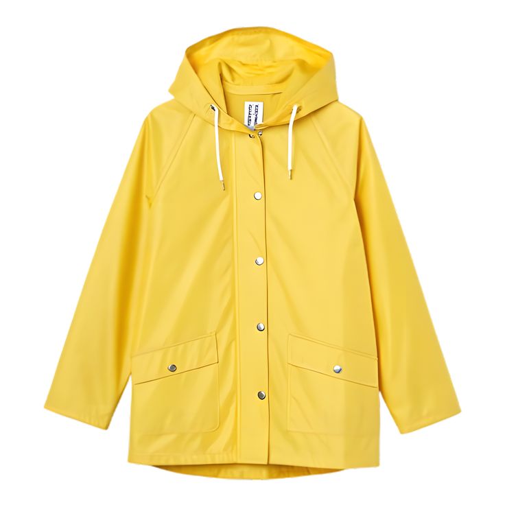 Waterproof Hooded Raincoat – Universal Fit for the Whole Family | Yellow, 1 Pc